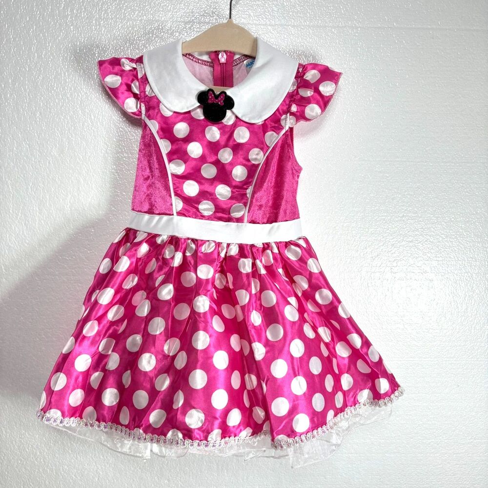 Disney Mickey and Friends Spirit Halloween Store Minnie Mouse Costume 3-4T Pink